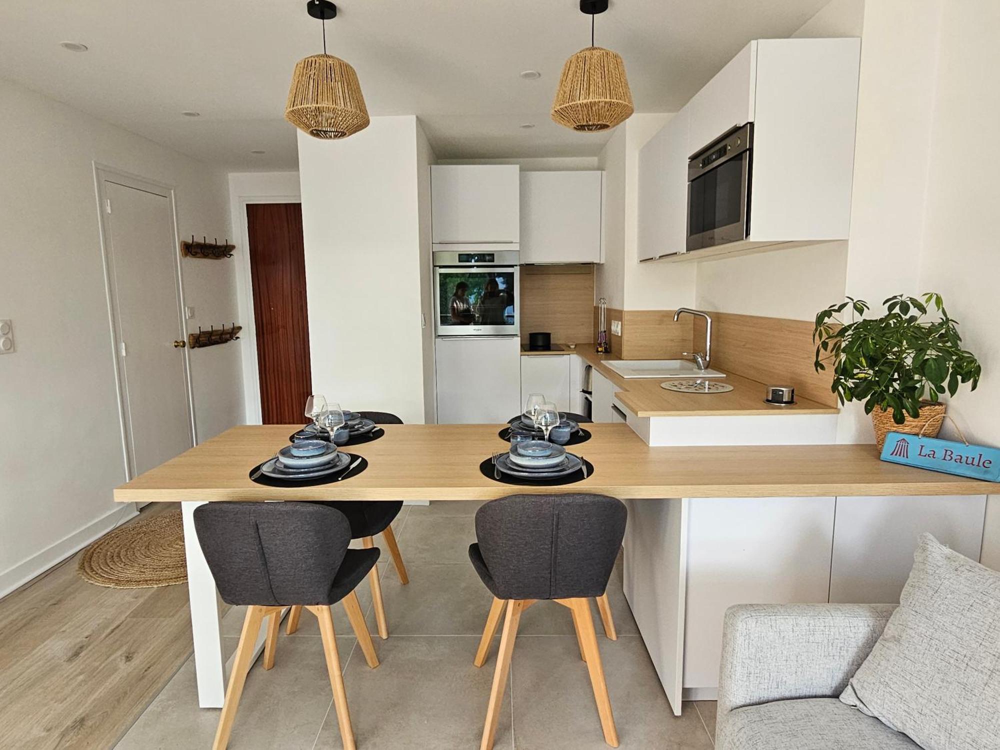 Le Capitole - Studio Plage Benoit Dans Residence Face Mer La Baule-Escoublac Exterior foto